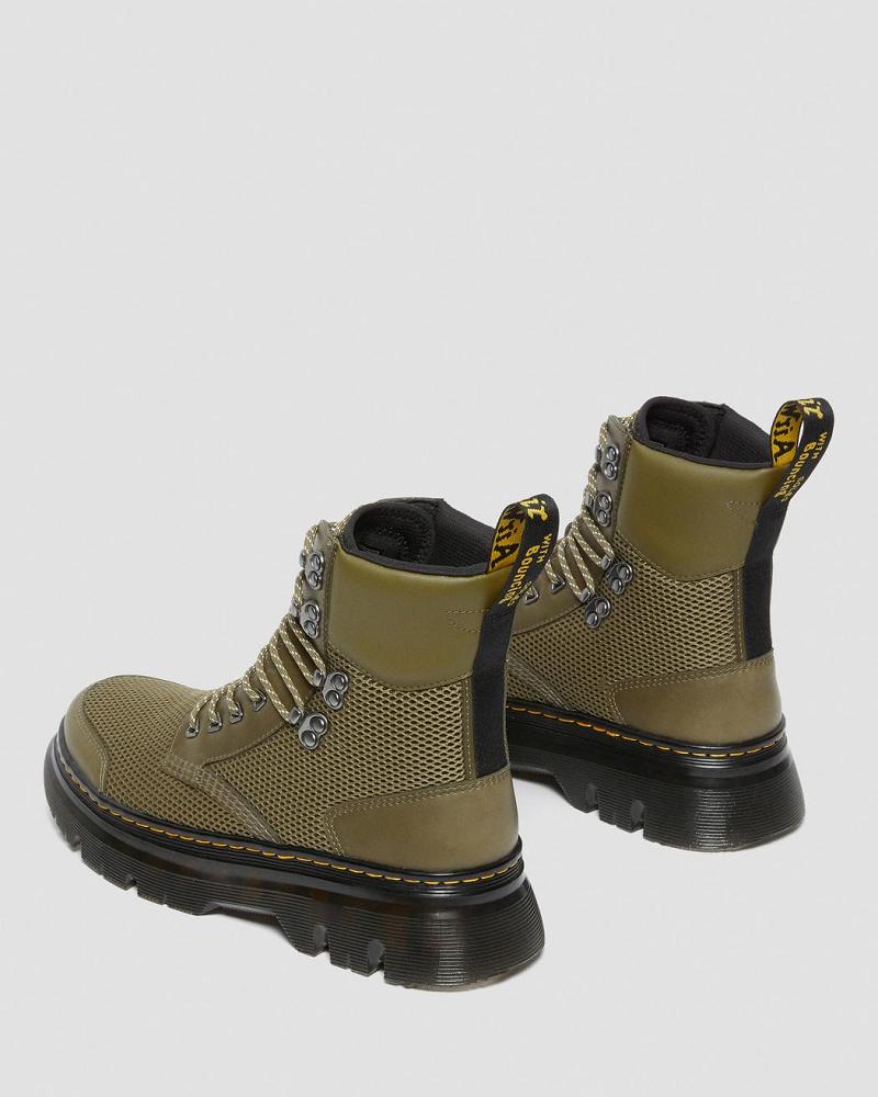 Men's Dr Martens Tarik Toe Guard Utility Ankle Boots Olive / Skin | AU 449YXF